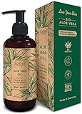 Aloe Vera Gel mit 100% Bio Aloe Vera | Frei von Alkohol & Parfüm | NATURKOSMETIK | Tierversuchsfrei...