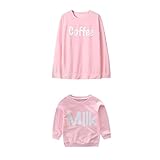 LUCKDE Partnerlook Mutter Kinder, Matching Outfits Mother Kids Baby Kleidung Oberteile Frauen Kinder...