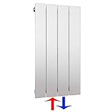 Design Paneelheizkörper Heizkörper Badheizkörper 60 x 30 mit Mittelanschluss (196 Watt nach...