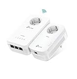 TP-Link Gigabit WLAN WiFi Powerline Adapter Set mit Steckdose AV1300 AC1350 TL-WPA8630P KIT (ideal...