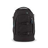 satch Pack Black Bounce, ergonomischer Schulrucksack, 30 Liter, Organisationstalent, Schwarz