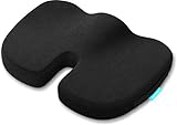 bonmedico Orthopädisches Sitzkissen mit Gel, Memory Foam Stuhlkissen zur Steißbein-Entlastung für...