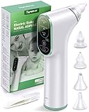 Nasensauger Baby Elektrisch, DynaBliss Nasensaug Baby Staubsaug USB Aufladen Medizinisches Silikon...