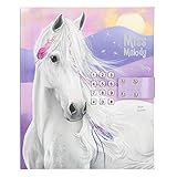 Depesche 12052 Miss Melody - Tagebuch mit Zahlen-Code und Sound in Violett, Buch mit Pferde-Motiv...