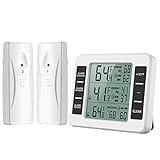 [Neue Version] ORIA Kühlschrank Thermometer Gefrierschrank Thermometer, Kühlschrankthermometer...