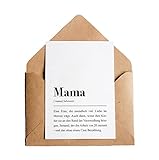 Mama: Karte mit Umschlag – Mama Definition