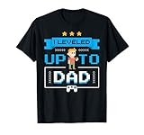 Vati Schwangerschaft Gamer Geschenke Lustiges Werdende Vater T-Shirt