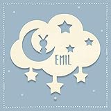 Nachtlicht Babylampe Kinderlampe Nachtlampe Wolke, Mond & Sterne Kinderzimmer-Lampe/Tauf-Geschenk...