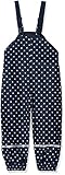 Playshoes Baby-Jungen Regenlatzhose mit Punkten Regenhose, Blau (Marine 11), (Herstellergröße: 86)