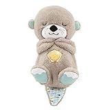 Fisher-Price FXC66 - Schlummer Otter Spieluhr aus Plüsch beruhigender Musik, Licht und...