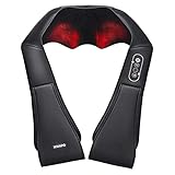 Naipo Schulter Massagegerät Elektrisch für Nacken Rücken Shiatsu Nackenmassagegerät mit...