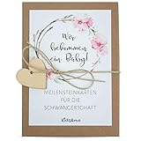 kids&me NEU! 29 Meilensteinkarten für die Schwangerschaft 'Liebe im Bauch' - Fotokarten für den...