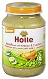 Holle Kartoffeln mit Erbsen & Zucchini, 6er Pack (6 x 190 g) - Bio