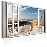 murando - Bilder Fensterblick 120x80 cm Vlies Leinwandbild 1 TLG Kunstdruck modern Wandbilder XXL...