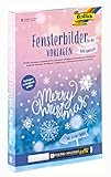 folia 39129 - Fensterbilder Vorlagen für die kalte Jahreszeit, inkl. 8 Malvorlagen und 1...