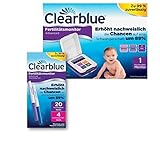 Clearblue Kinderwunsch Fertilitätsmonitor und Clearblue 20 Fertilitätstests und 4...