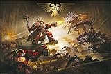 Warhammer 40k - The Battle of Baal - Poster Plakat Druck - Größe 91,5x61 cm