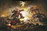 Warhammer 40k - The Battle of Baal - Poster Plakat Druck - Größe 91,5x61 cm