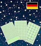 Paraboo 452 Leuchtsterne/Leuchtpunkte für deinen Sternenhimmel - selbstklebend und fluoreszierend...