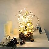 LED Weihnachtsbaum 2 M 20 LEDS Lichterketten Weihnachten Dekoration (ohne Batterie)