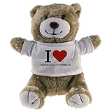 Multifanshop Kuscheltier Bär Classic I Love Schloß Holte-Stukenbrock beige - Stofftier Püschtier...