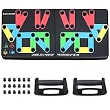 SONGMICS Liegestützgriffe mit Push-up-Board, 14-in-1 Liegestützbrett, Fitnesstraining für zu...