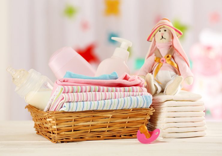 Ausstattung für das Baby