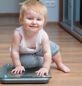 Gewichtszunahme beim Baby