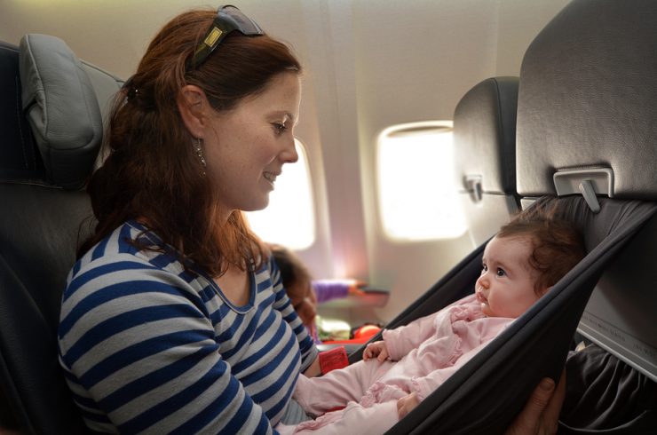 Fliegen mit Baby