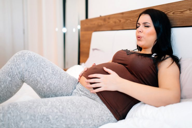 Bauchschmerzen und schwanger
