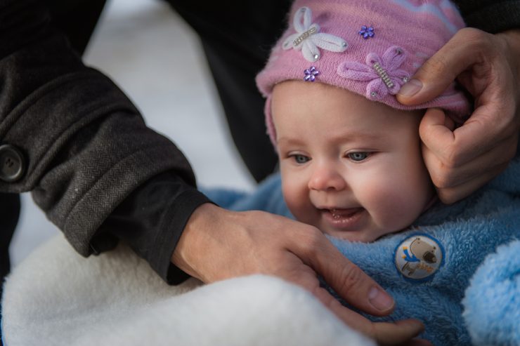 Baby-Erstausstattung für den Winter