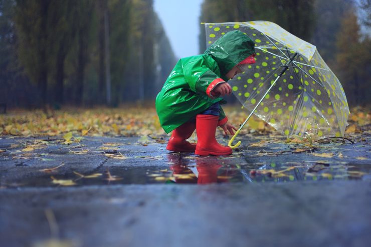 Regenbekleidung fürs Baby