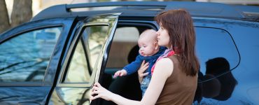 Autoaufkleber mit Baby-Spruch