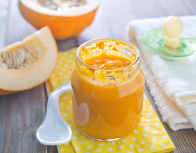 Babybrei mit Kürbis