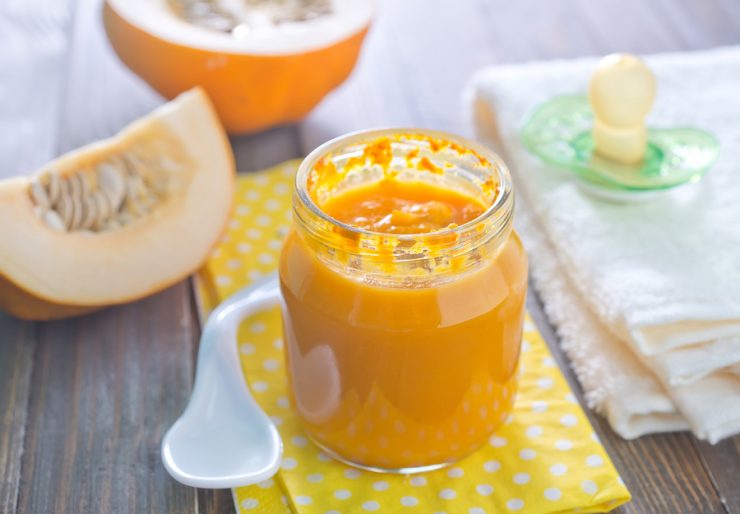 Babybrei mit Kürbis